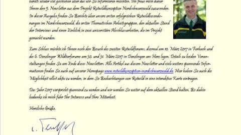 Der 5. Newsletter Cover 5. Newsletter